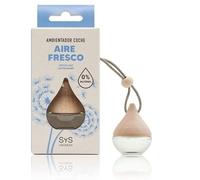 SYS Aromas Ambientador Coche Aire Fresco Gota - Sin Alcohol - Aroma Fresco y Mediterráneo - Elimina Malos Olores - Larga Duración - Fabricado en España - 6ml
