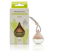 SYS Aromas Ambientador Coche Lemongrass Gota - Sin Alcohol - Aroma Cítrico y Fresco - Elimina Malos Olores - Larga Duración - Fabricado en España - 6ml