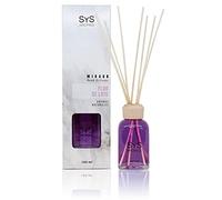 SYS Aromas Ambientador Mikado Flor de Loto - Difusor con 8 Varillas de Ratán - Larga Duración - Marmol Collection - Ideal para Hogar, Oficina, Baño - 100 ml