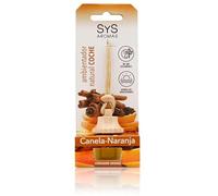 SYS Aromas Ambientador para Coche con Fragancia de Canela y Naranja - Perfume Natural Colgante sin Alcohol y Ecológico - Larga Duración - Elimina y Absorbe Malos Olores - Hecho en España - 7 ml