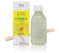 LABORATORIOS SYS - S&S Mikado recarga citronela 200ml + palos