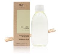 SYS Aromas Ambientador Recambio Mikado Melocotón y Jazmín 1991 - Recarga para Difusor con Varillas - Larga Duración - Ideal para Hogar, Oficina, Baño - 200 ml con 5 Varillas