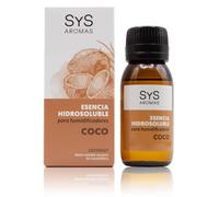 SYS Aromas Esencia Hidrosoluble Coco - Aroma Dulce y Afrutado - Fragancia Natural y Duradera para Humidificador y Difusor - Aromaterapia - Fabricado en España - 50 ml