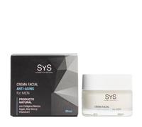 Crema Facial Hombre 50ml Labnatur. Con Colágeno Marino, Argán, Aloe Vera, Karité, Ginseng y Vitamina E. Anti-Aging, Hidratante y Antioxidante. Producto Natural y Vegano.