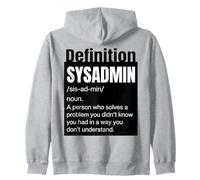 Sysadmin Definición En mis familias Soporte técnico no remunerado Sudadera con Capucha