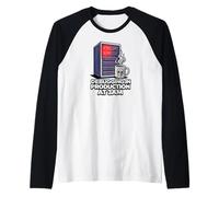 Sysadmin Devops Debugging In Production At 3AM Camiseta Manga Raglan
