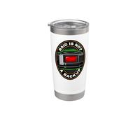 Sysadmin IT Tech RAID Is Not A Backup Vaso térmico de acero inoxidable de doble pared