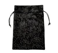 Sysdisen - almacenamiento terciopelo con tarjeta tarot lunares con pedrería, tarot terciopelo duradera 13 x 18 cm para tarjetas tarot dados y regalos