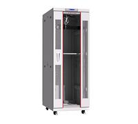 Sysracks - 32U - Rack de servidores - Bloqueo - Redes - Gabinete Av - Montaje - Rack de red independiente- Gabinete de servidores - Nivelador de ruedas - Estante de rack - Ventilador de refrigeración