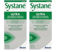 Systane 8470000000000 Ultra Gotas Oftálmica Lubricantes para Ojos, 10 ml (Paquete de 2)