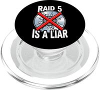 System Administrator Raid 5 Is A Liar Server Tech PopSockets PopGrip para MagSafe