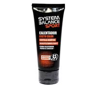 System Balance Sport Crema Calentadora - Centella Asiática, Eucalipto, Árnica, Pimienta Negra y Karité - Prepara los Músculos Antes del Ejercicio - Natural y Vegano - 100 ml