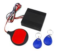 System de Cerradura Oculta de Motocicleta Antirrobo con Motor Inmovilizador de Corte Alarma de Tarjeta IC Cerradura Anti-Robo Invisible de Induccion