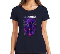System Failure Code 0xDEAD Fatal Japan Y2K - Camiseta para mujer, azul marino, 3XL