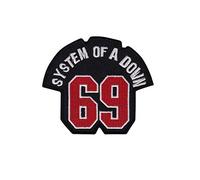System Of A Down 69 Alternative M parche patch bordado con logotipo para planchar de hierro en apliques