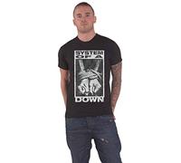 System Of A Down Camiseta Ensnared Band Logo Nuevo Oficial Unisex Negro Talla S, Negro , S