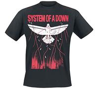 System of a Down Dove Overcome Hombre Camiseta Negro 100% algodón Regular