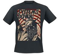 System of a Down Liberty Bandit Hombre Camiseta Negro 100% algodón Regular