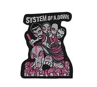 System Of A Down Purple parche patch bordado con logotipo para planchar de hierro en apliques