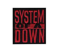 System Of A Down Red Alternative Me parche patch bordado con logotipo para planchar de hierro en apliques