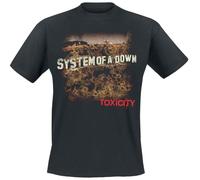 System of a Down Toxicity Unisex Camiseta Negro 100% algodón Regular