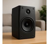 System One SB-15B Negro - Altavoces de Estantería HiFi 2 Vías Pasivos (Pareja) - Woofer 5.25" Kevlar + Tweeter Seda 1" - 60W RMS - 4 Ohm - Bass Reflex - Cine en Casa y Música - NO Bluetooth.