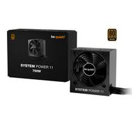 be quiet! System Power 11 750W Fuente de alimentación, ATX 3.1, Compatible con GPUs PCIe 5.1, Ventilador de 120 mm, un Potente riel de 12 V, tecnología DC-to-DC, eficiencia 80 Plus® Bronze