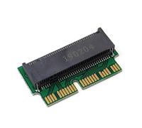 SYSTEM-S 12 + 16 pines a M.2 NGFF M Key SSD tarjeta convertidor para A1493 A1502 A1465 A1466 para MacBook (2014 2015)
