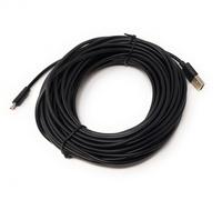 System-S 13 m metros cable micro USB cable de carga en negro