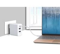 SYSTEM-S 45W Quick Charge 2.0 Adaptador de carga múltiple 3x Entrada USB A 2.0