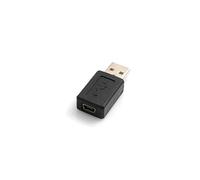 SYSTEM-S 54214387 OTG Adaptador USB a Macho a Mini USB Hembra Adaptador de Conector on The go Host Cable