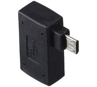 SYSTEM-S 54214783 OTG Host ángulo Adaptador USB a a Micro USB con Extra Micro USB Conector