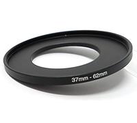 System-S Adaptador de Objetivo de 37 mm de Rosca a Anillo Step Up de 62 mm en Color Negro para Filtro