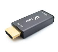 System-S Adaptador HDMI 4K HDTV Tipo A Macho a USB 3.1 Tipo C Hembra Cable en Negro