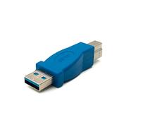 System-S Adaptador USB 3.0 Tipo A Macho a Tipo B Macho en Azul