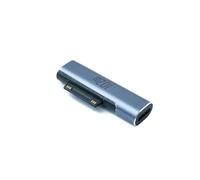 System-S Adaptador USB 3.1 Tipo C Hembra para Microsoft Surface Pro 7 8 5 4 3 Go 102 W Cable en Gris