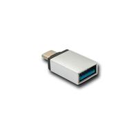 System-S Adaptador USB 3.1 tipo C macho a 3.0 A hembra 5 Gbps en gris