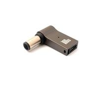System-S Adaptador USB 3.1 Tipo C Macho a HP DC 20 V 7,4 x 5,0 mm Hembra en Gris
