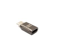 System-S - Adaptador USB 3.2 Gen 2 Tipo C Macho a Hembra, Color Gris