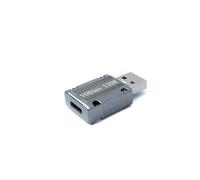 System-S Cable Adaptador USB 3.1 Gen 2 Tipo A Macho a Tipo C Hembra, Color Gris