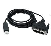 System-S Cable DB25 de 3 m RS232 IEEE 1248 macho a USB 2.0 tipo A macho
