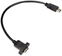 System-S Cable de extensión de cable HDMI a HDMI para panel de entrada, 35 cm