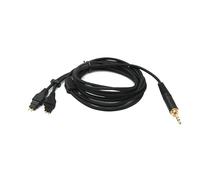 System-S Cable de repuesto de audio de 2 m AUX jack trenzado para auriculares Sennheiser HD650 HD600 HD580 HD660S HD6XX