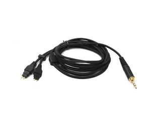 System-S Cable de repuesto de audio de 2 m AUX jack trenzado para auriculares Sennheiser HD650 HD600 HD580 HD660S HD6XX