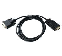 System-S Cable DVI D de 2 m 24+1 de 25 pines macho a VGA de 15 pines macho, adaptador de tornillo