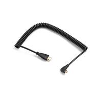 System-S Cable micro HDMI macho a HDMI estándar macho en espiral 50-80 cm