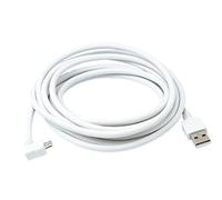 System-S Cable Micro USB 2.0 de 3 m, acodado 90 grados (izquierda/macho)