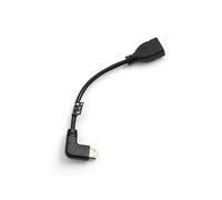 System-S Cable mini HDMI (1.4) en ángulo izquierdo a hembra estándar de 16 cm