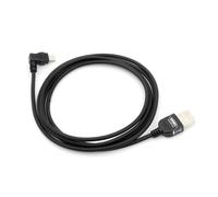 System-S Cable Mini USB de Datos con Conector en ángulo de 90°, ángulo de 90°, 100 cm