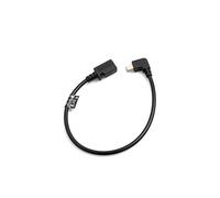System-S Cable mini USB en ángulo a micro USB hembra, 27 cm